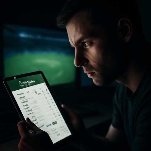 bj66 cricket scorecard on tablet